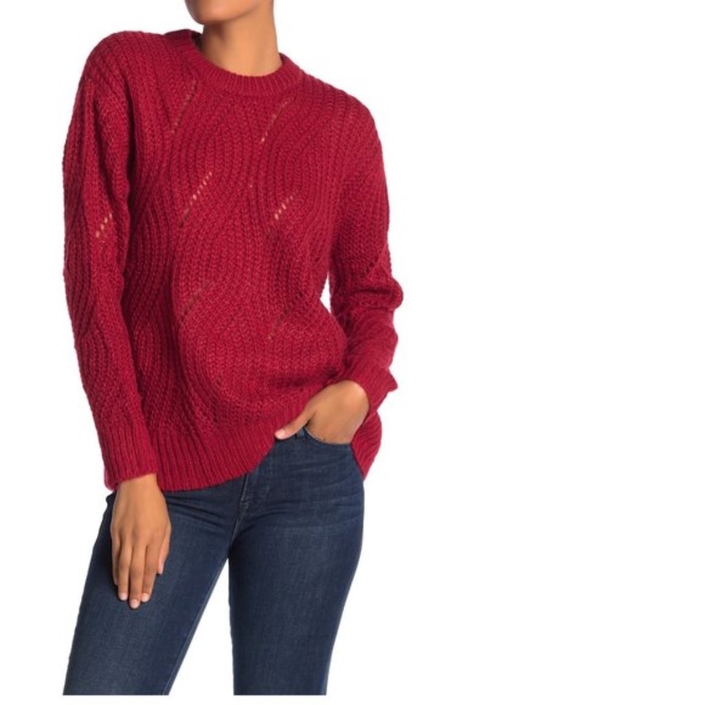 RXB Cable Knit Pullover Sweater